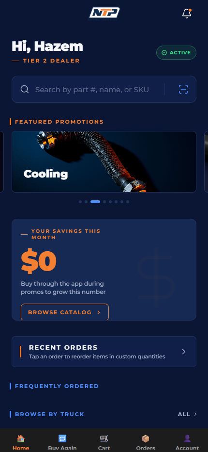 NTP app category browse
